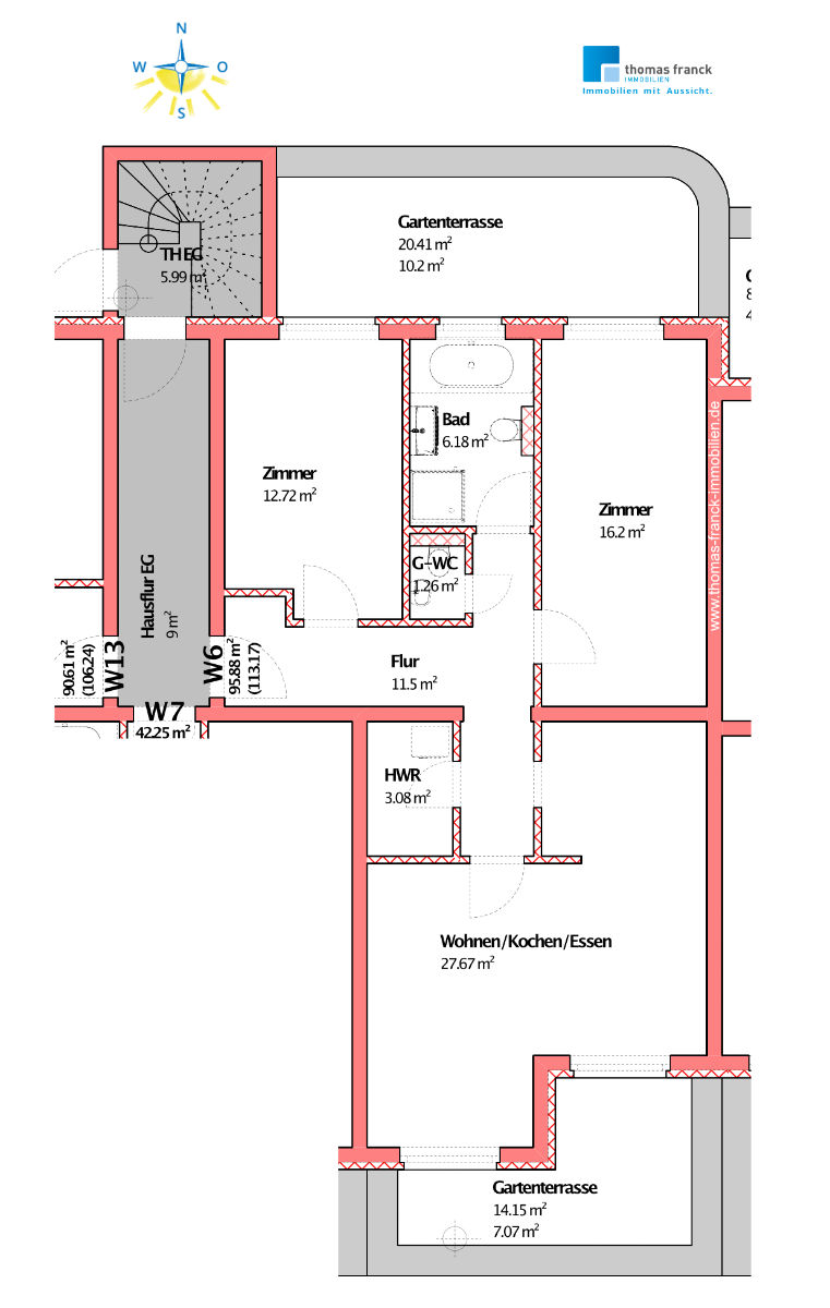 Hinterhaus | Wohnung 06 | 96 m² 