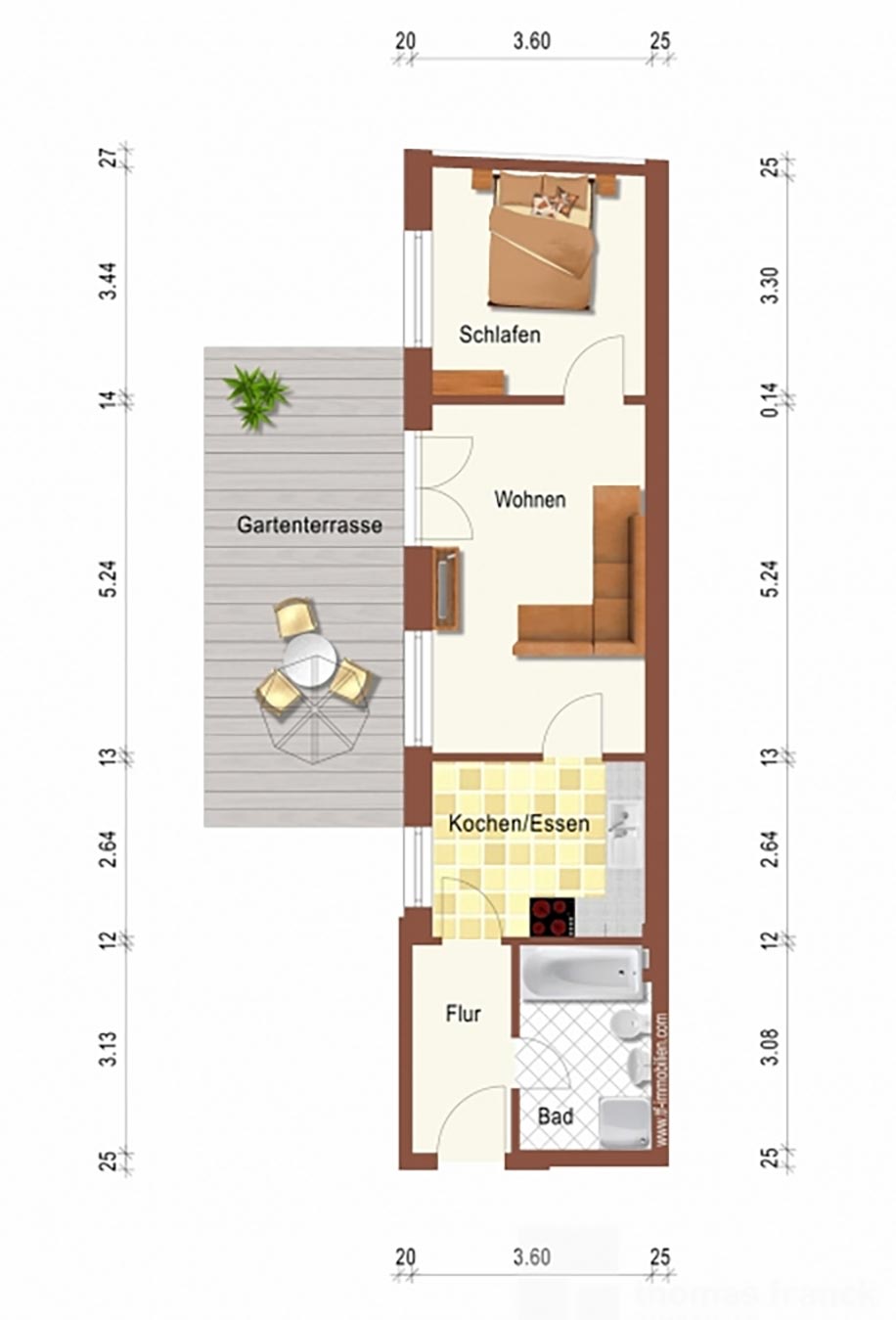 Wohnung 04 | 60 m² - VERMIETET