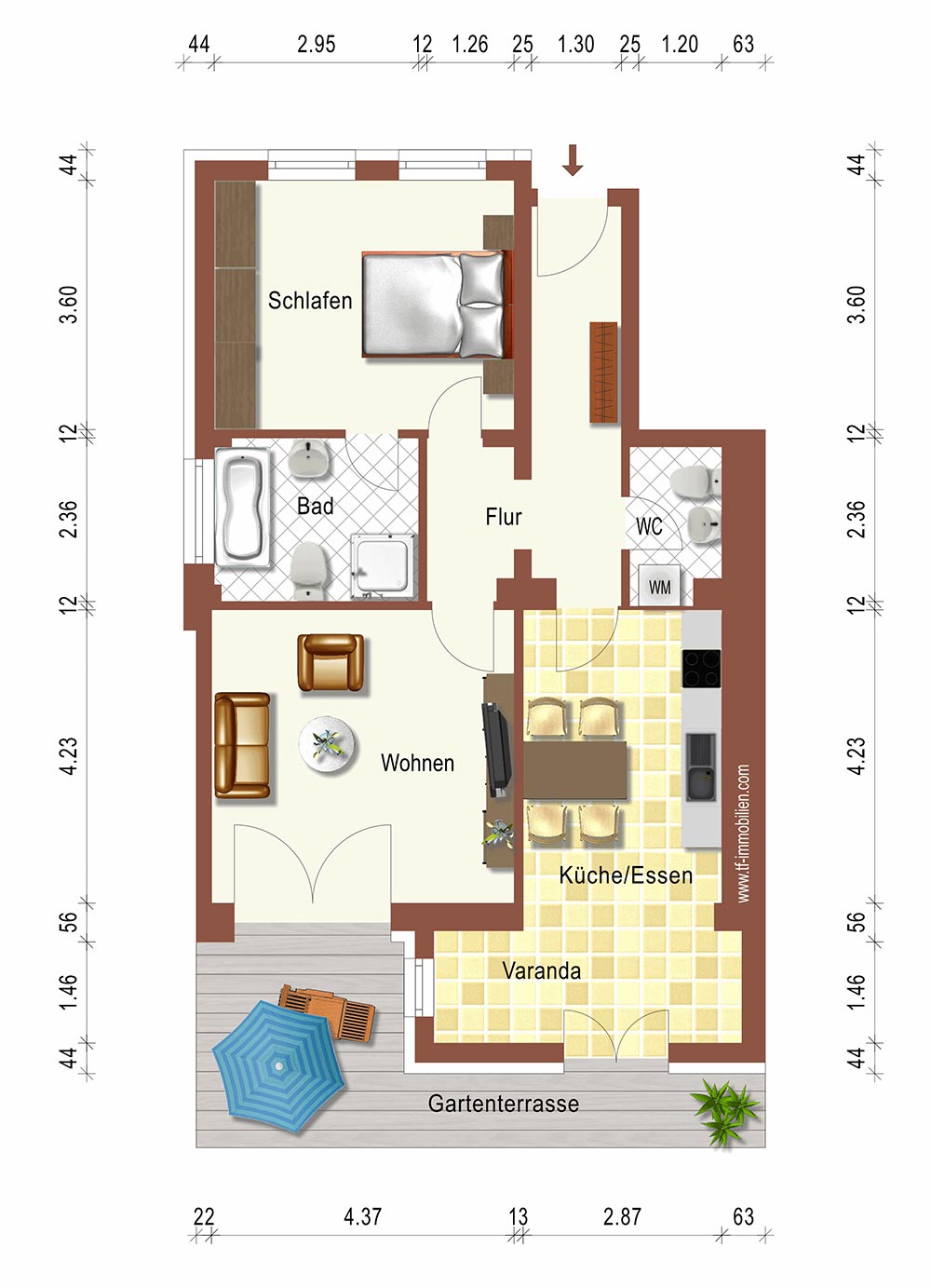 Wohnung 07 | 42 m²