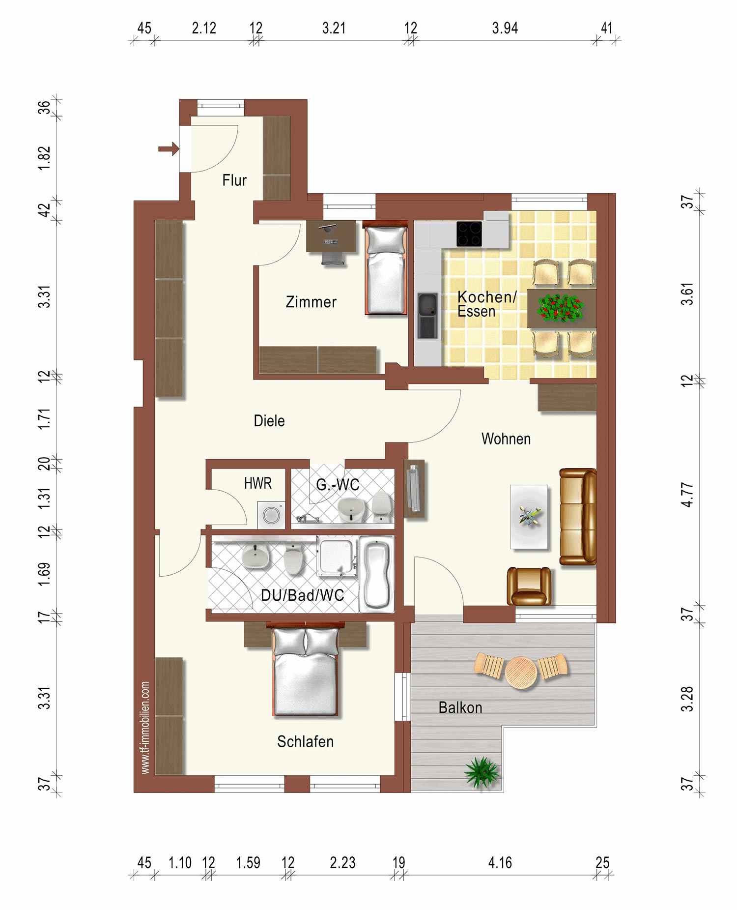 Wohnung 23 | 85 m²